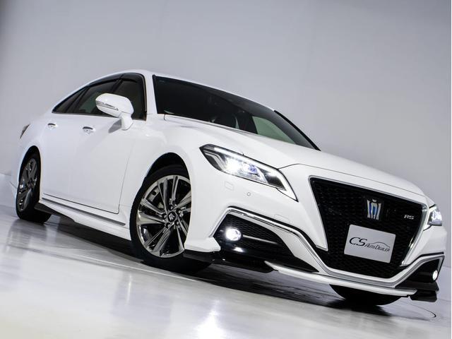 クラウンハイブリッド ＲＳアドバンス　後期型（禁煙車）（黒本革シート）（フルエアロ）（トヨタセーフティセンス）１２．３インチＳＤナビ　衝突軽減ブレーキ　踏み間違い防止機能　車線逸脱抑制ＬＴＡ　オートハイビーム　シーケンシャルウィンカー（19枚目）