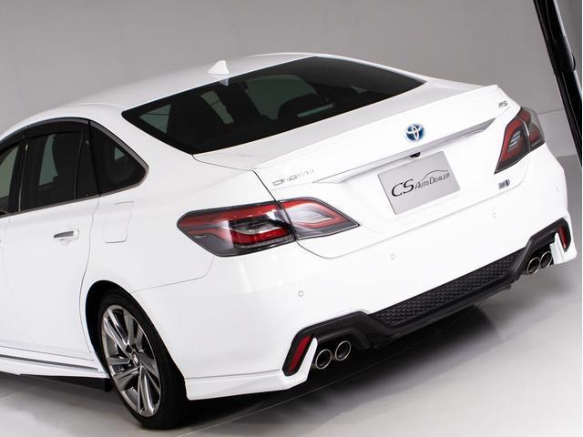 クラウンハイブリッド ＲＳアドバンス　後期型（禁煙車）（黒本革シート）（フルエアロ）（トヨタセーフティセンス）１２．３インチＳＤナビ　衝突軽減ブレーキ　踏み間違い防止機能　車線逸脱抑制ＬＴＡ　オートハイビーム　シーケンシャルウィンカー（21枚目）