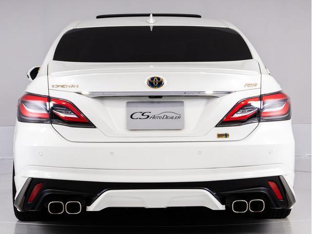 クラウンハイブリッド ＲＳアドバンス　（サンルーフ）（モデリスタフルエアロ＆マフラー）（黒本革シート）（パノラミックビューモニター）（セーフティパッケージプラス）衝突軽減ブレーキ　踏み間違い防止機能　車線逸脱抑制ＬＴＡ　シーケンシャル（18枚目）