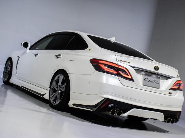 クラウンハイブリッド ＲＳアドバンス　（サンルーフ）（モデリスタフルエアロ＆マフラー）（黒本革シート）（パノラミックビューモニター）（セーフティパッケージプラス）衝突軽減ブレーキ　踏み間違い防止機能　車線逸脱抑制ＬＴＡ　シーケンシャル（22枚目）