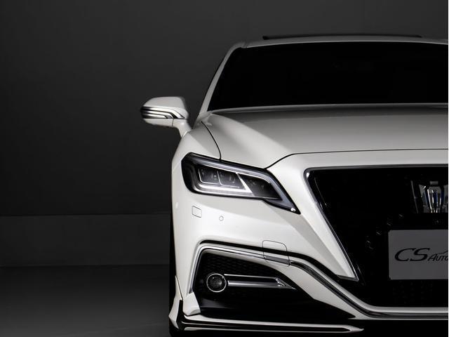 クラウンハイブリッド ＲＳアドバンス　（サンルーフ）（モデリスタフルエアロ＆マフラー）（黒本革シート）（パノラミックビューモニター）（セーフティパッケージプラス）衝突軽減ブレーキ　踏み間違い防止機能　車線逸脱抑制ＬＴＡ　シーケンシャル（28枚目）