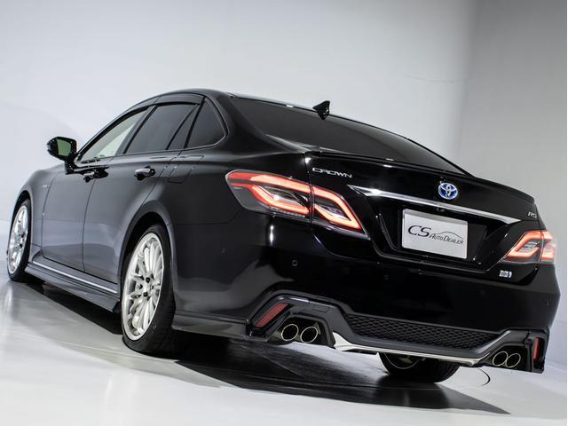 クラウンハイブリッド ＲＳアドバンス　（禁煙車）（黒本革シート）（パノラミックビューモニター）（マーベリック１９インチアルミ）（ＴＲＤエアロ）（セーフティパッケージプラス）衝突軽減ブレーキ　踏み間違い防止機能　車線逸脱抑制ＬＴＡ（22枚目）