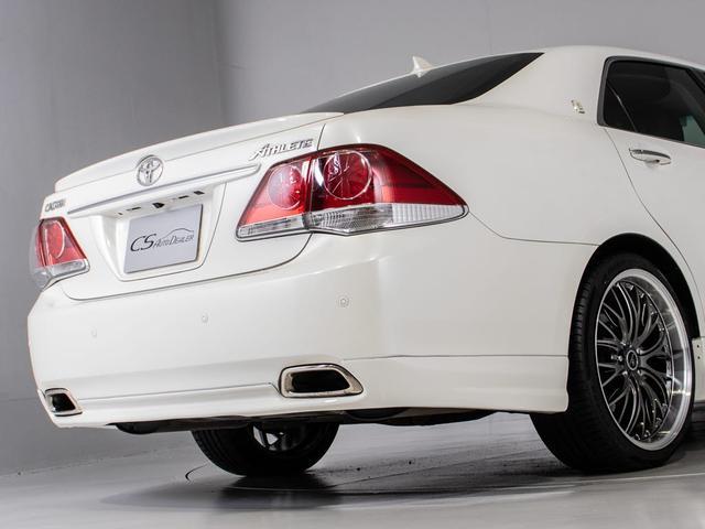 クラウン ２．５アスリート　アニバーサリーエディション　後期型（禁煙車）（特別仕様車）（専用黒本革シート）（新品２０インチアルミ）（新品タイヤ）（フルエアロ）（クリアランスソナー）専用インテリア＆エクステリア　Ｂｌｕｅｔｏｏｔｈ対応　レギュラーガソリン仕様（19枚目）