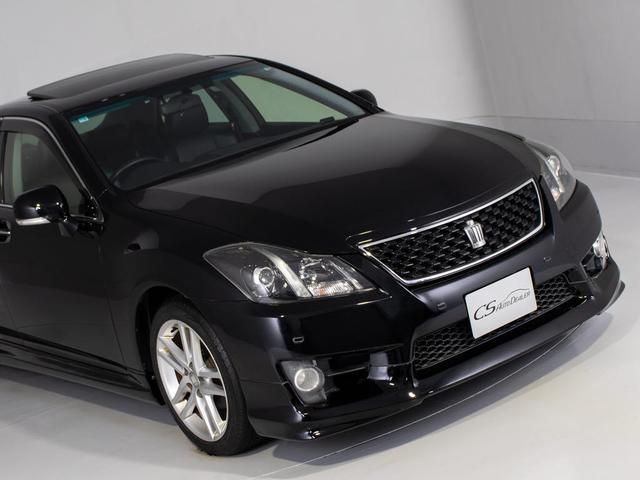 クラウン ２．５アスリート　プレミアムエディション　後期型（禁煙車）（サンルーフ）（専用本革シート）（フルエアロ）（クリアランスソナー）専用インテリア＆エクステリア　ブラックインナーヘッドライト　Ｂｌｕｅｔｏｏｔｈ対応　レギュラーガソリン仕様（6枚目）