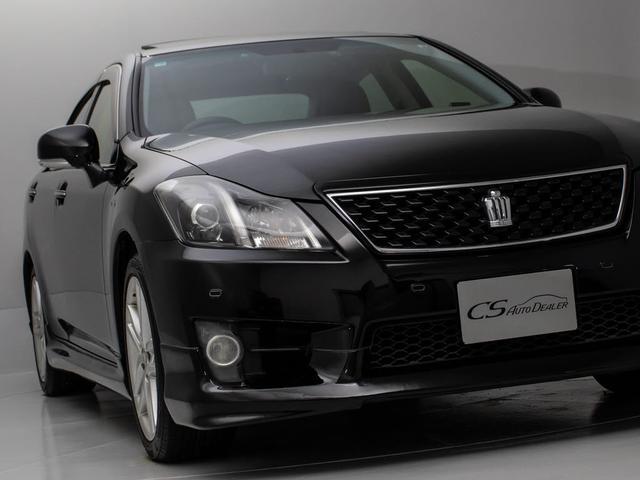 クラウン ２．５アスリート　プレミアムエディション　後期型（禁煙車）（サンルーフ）（専用本革シート）（フルエアロ）（クリアランスソナー）専用インテリア＆エクステリア　ブラックインナーヘッドライト　Ｂｌｕｅｔｏｏｔｈ対応　レギュラーガソリン仕様（27枚目）