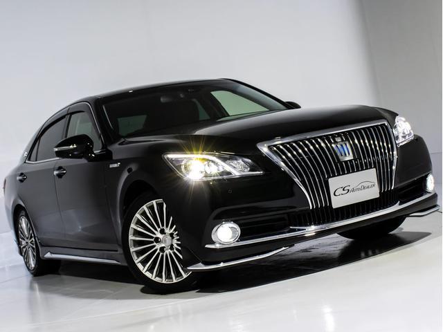 クラウンマジェスタ Ｆバージョン　後期型（禁煙車）（黒本革シート）（オプション１８インチアルミ）（フルエアロ）（セーフティセンス）衝突軽減ブレーキ　踏み間違い防止機能　車線逸脱抑制ＬＤＡ　ＢＳＭ　アダプティブハイビーム　後席ＶＩＰ仕様（20枚目）