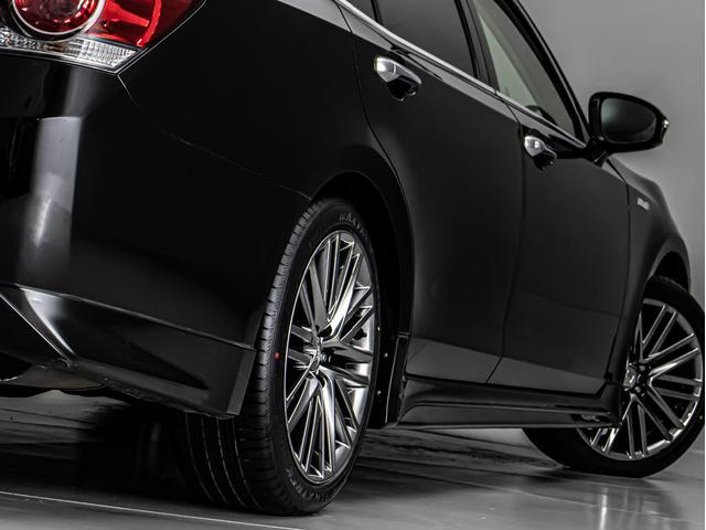 クラウンハイブリッド アスリートＳ　後期型（禁煙車）（フルエアロ）（オプション１８インチアルミ）（新品タイヤ）（黒革調シートカバー）ＳＤマルチナビ　Ｂｌｕｅｔｏｏｔｈ対応　レギューガソリン仕様　カラーバックカメラ　ＬＥＤヘッドライト（21枚目）