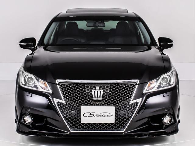 クラウン アスリートＧ　（サンルーフ）（パノラミックビューモニター）（黒本革シート）（スパッタリング１８インチアルミ）（フルエアロ）Ｂｌｕｅｔｏｏｔｈ　アダプティブハイビーム　シートメモリー　衝突軽減　踏み間違い防止機能（14枚目）