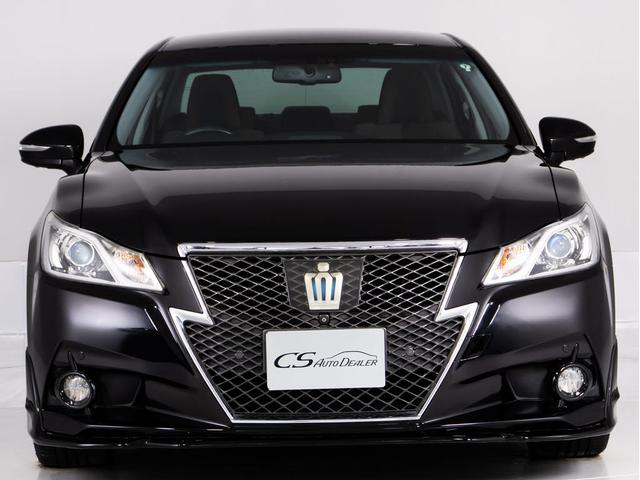 クラウンハイブリッド アスリートＳ　（黒本革シート）（パノラミックビューモニター）（フルエアロ）（新品２０インチアルミ）（新品タイヤ）（衝突軽減ブレーキ）（踏み間違い防止機能）レーダークルーズ　Ｂｌｕｅｔｏｏｔｈ　レギュラーガソリン仕様（14枚目）