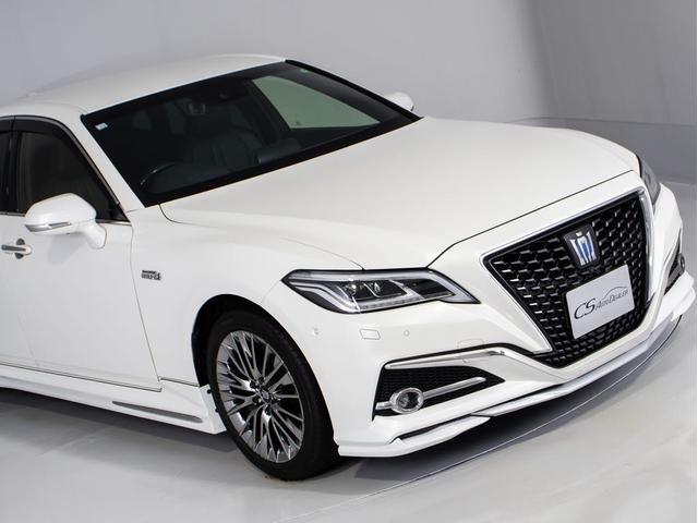 クラウンハイブリッド Ｇ－エグゼクティブ　（禁煙車）（ワンオーナー）（黒本革シート）（ＴＲＤフルエアロ）（パノラミックビューモニター）セーフティＰＫＧ＋　衝突軽減ブレーキ　踏み間違い防止機能　車線逸脱抑制ＬＴＡ　デジタルインナーミラー（6枚目）