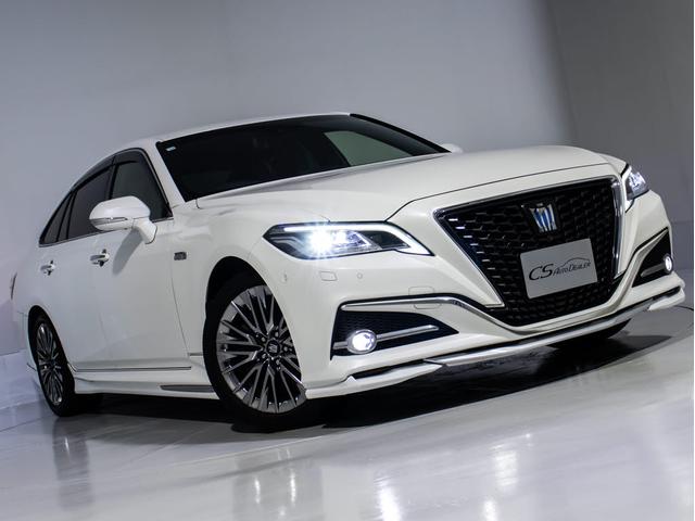 クラウンハイブリッド Ｇ－エグゼクティブ　（禁煙車）（ワンオーナー）（黒本革シート）（ＴＲＤフルエアロ）（パノラミックビューモニター）セーフティＰＫＧ＋　衝突軽減ブレーキ　踏み間違い防止機能　車線逸脱抑制ＬＴＡ　デジタルインナーミラー（21枚目）