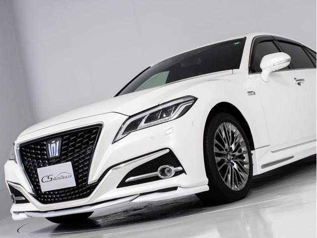 クラウンハイブリッド Ｇ－エグゼクティブ　（禁煙車）（ワンオーナー）（黒本革シート）（ＴＲＤフルエアロ）（パノラミックビューモニター）セーフティＰＫＧ＋　衝突軽減ブレーキ　踏み間違い防止機能　車線逸脱抑制ＬＴＡ　デジタルインナーミラー（23枚目）