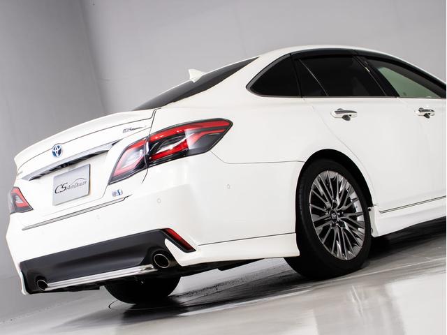 クラウンハイブリッド Ｇ－エグゼクティブ　（禁煙車）（ワンオーナー）（黒本革シート）（ＴＲＤフルエアロ）（パノラミックビューモニター）セーフティＰＫＧ＋　衝突軽減ブレーキ　踏み間違い防止機能　車線逸脱抑制ＬＴＡ　デジタルインナーミラー（24枚目）