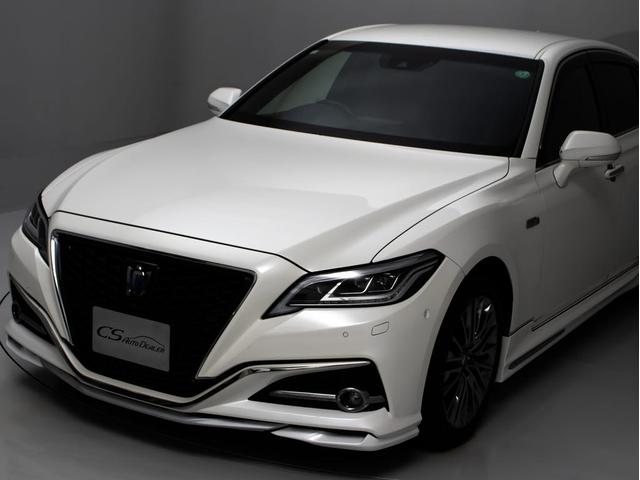 クラウンハイブリッド Ｇ－エグゼクティブ　（禁煙車）（ワンオーナー）（黒本革シート）（ＴＲＤフルエアロ）（パノラミックビューモニター）セーフティＰＫＧ＋　衝突軽減ブレーキ　踏み間違い防止機能　車線逸脱抑制ＬＴＡ　デジタルインナーミラー（27枚目）
