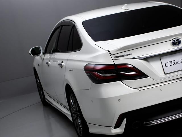 クラウンハイブリッド Ｇ－エグゼクティブ　（禁煙車）（ワンオーナー）（黒本革シート）（ＴＲＤフルエアロ）（パノラミックビューモニター）セーフティＰＫＧ＋　衝突軽減ブレーキ　踏み間違い防止機能　車線逸脱抑制ＬＴＡ　デジタルインナーミラー（29枚目）