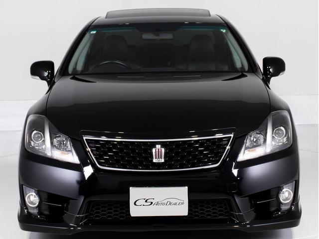 クラウン 2.5アスリート アニバーサリーエディション 後期型(サンルーフ)(黒本革シート)(ブリッツ車高調)(19インチアルミ)(フロントエアロ)(特別仕様車)専用インテリア&エクステリア Bluetooth対応 レギュラーガソリン仕様 HDDマルチナビ(11枚目)