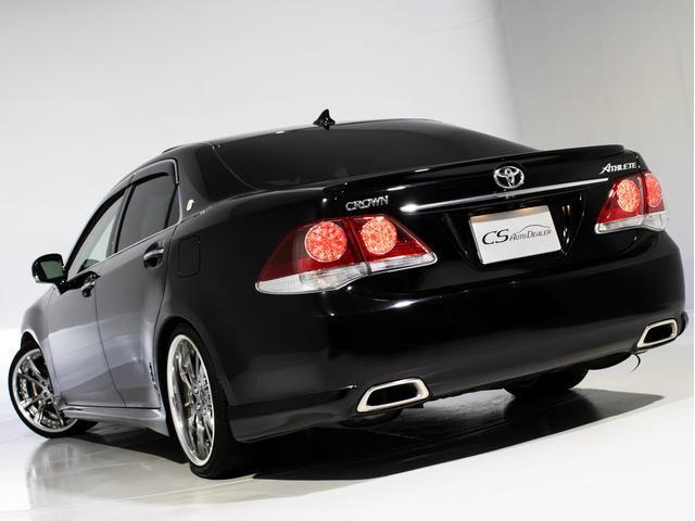 クラウン 2.5アスリート アニバーサリーエディション 後期型(サンルーフ)(黒本革シート)(ブリッツ車高調)(19インチアルミ)(フロントエアロ)(特別仕様車)専用インテリア&エクステリア Bluetooth対応 レギュラーガソリン仕様 HDDマルチナビ(17枚目)