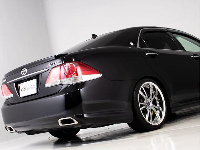 クラウン 2.5アスリート アニバーサリーエディション 後期型(サンルーフ)(黒本革シート)(ブリッツ車高調)(19インチアルミ)(フロントエアロ)(特別仕様車)専用インテリア&エクステリア Bluetooth対応 レギュラーガソリン仕様 HDDマルチナビ(19枚目)