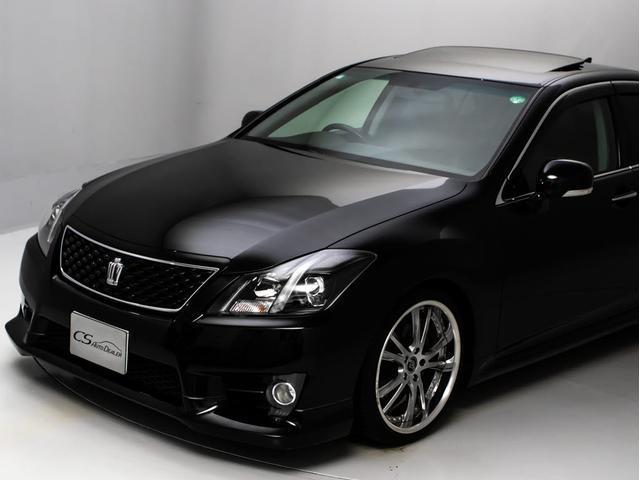 クラウン 2.5アスリート アニバーサリーエディション 後期型(サンルーフ)(黒本革シート)(ブリッツ車高調)(19インチアルミ)(フロントエアロ)(特別仕様車)専用インテリア&エクステリア Bluetooth対応 レギュラーガソリン仕様 HDDマルチナビ(22枚目)