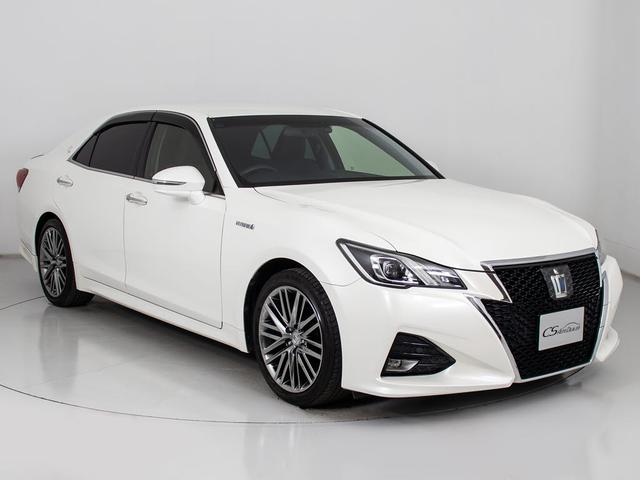 クラウンハイブリッド アスリートS (18インチスパッタリングアルミホイール)(レーダークルーズ)(プリクラッシュ)(クリアランスソナー)(シートヒーター)(ステアリングヒーター)(SDマルチナビ)(Bluetooth)(バックカメラ)(19枚目)