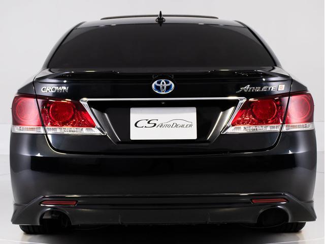 クラウンハイブリッド アスリートＧ　（禁煙車）（サンルーフ）（黒本革シート）（オプション１８インチアルミ）（新品タイヤ）（ＴＥＩＮ車高調）（フルエアロ）ウッドコンビハンドル　アダプティブハイビーム　シートメモリー　Ｂｌｕｅｔｏｏｔｈ対応（14枚目）