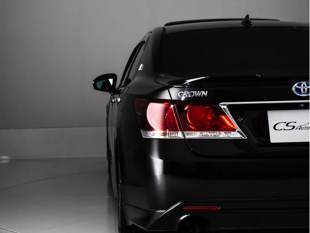 クラウンハイブリッド アスリートＧ　（禁煙車）（サンルーフ）（黒本革シート）（オプション１８インチアルミ）（新品タイヤ）（ＴＥＩＮ車高調）（フルエアロ）ウッドコンビハンドル　アダプティブハイビーム　シートメモリー　Ｂｌｕｅｔｏｏｔｈ対応（24枚目）