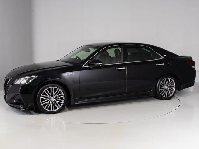 クラウンハイブリッド アスリートＳ　Ｊ－フロンティアリミテッド　後期型（禁煙車）（特別仕様社）（オプション１８インチアルミ）（新品タイヤ）（フルエアロ）トヨタセーフティセンス　衝突軽減ブレーキ　踏み間違い防止機能　車線逸脱抑制機能ＬＤＡ　オートハイビーム　ＳＤナビ（15枚目）