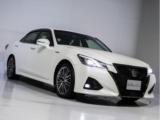 クラウンハイブリッド アスリートＳ　Ｊ－フロンティアリミテッド　後期型（禁煙車）（特別仕様車）（オプション１８インチアルミ）（新品タイヤ）トヨタセーフティセンス　衝突軽減　踏み間違い防止機能　レーダークルーズ　車線逸脱抑制ＬＤＡ　専用インテリア＆エクステリア（20枚目）