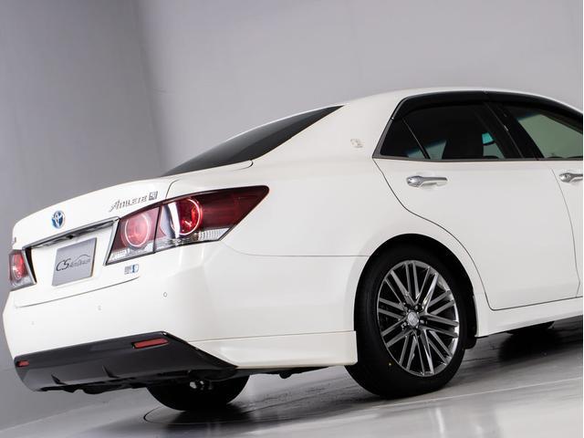 クラウンハイブリッド アスリートＳ　Ｊ－フロンティアリミテッド　後期型（禁煙車）（特別仕様車）（オプション１８インチアルミ）（新品タイヤ）トヨタセーフティセンス　衝突軽減　踏み間違い防止機能　レーダークルーズ　車線逸脱抑制ＬＤＡ　専用インテリア＆エクステリア（23枚目）