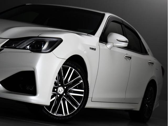 クラウンハイブリッド アスリートＳ　Ｊ－フロンティアリミテッド　後期型（禁煙車）（特別仕様車）（オプション１８インチアルミ）（新品タイヤ）トヨタセーフティセンス　衝突軽減　踏み間違い防止機能　レーダークルーズ　車線逸脱抑制ＬＤＡ　専用インテリア＆エクステリア（25枚目）