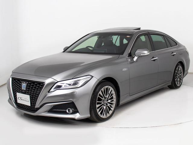 クラウンハイブリッド Ｇ－エグゼクティブ　（禁煙車）（後期型）（サンルーフ）（黒本革）（パノラミックビュー）（デジタルインナーミラー）（１２．３インチＳＤマルチナビ）（シートヒーター）（エアシート）（レーダークルーズ）（プリクラッシュ）（14枚目）