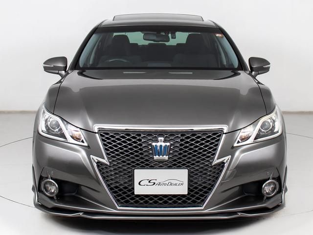 クラウンハイブリッド アスリートＳ　（レクサスマンガンラスターカスタム）（サンルーフ）（黒本革シート）（オプション１８インチアルミ）（フルエアロ）（モデリスタマフラー）クリアランスソナー　ＨＤＤマルチ　Ｂｌｕｅｔｏｏｔｈ　レギュラー仕様（11枚目）