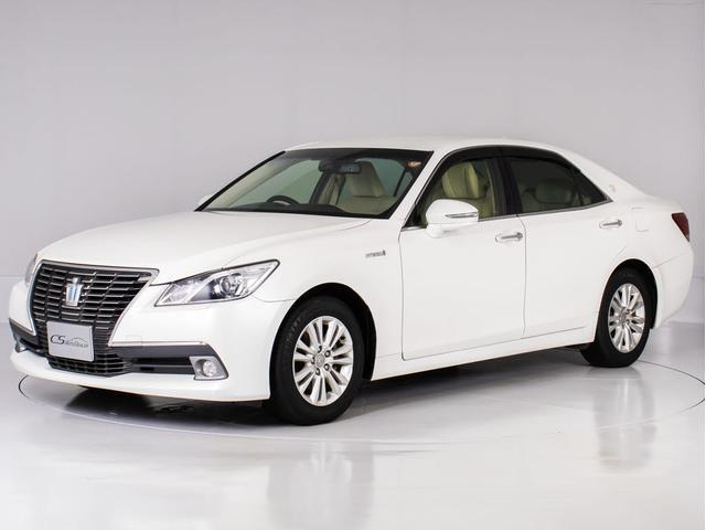 クラウンハイブリッド ロイヤルサルーンG (ベージュ本革シート)(記録簿7枚)アダプティブハイビーム イージークローザー シートメモリー 後席VIP Blutooth対応 レギュラーガソリン仕様 シート&ステアリングヒーター HDDマルチ(14枚目)