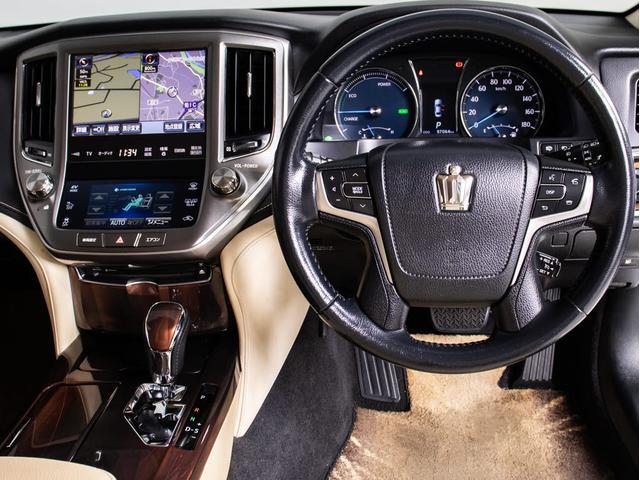 クラウンハイブリッド ロイヤルサルーンG (ベージュ本革シート)(記録簿7枚)アダプティブハイビーム イージークローザー シートメモリー 後席VIP Blutooth対応 レギュラーガソリン仕様 シート&ステアリングヒーター HDDマルチ(29枚目)