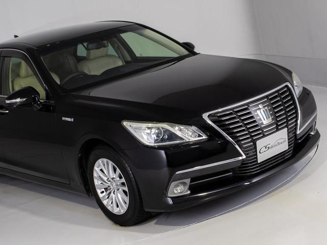 クラウンハイブリッド ロイヤルサルーンG (禁煙車)(ワンオーナー)(フラクセン本革シート)(衝突軽減ブレーキ)(踏み間違い防止機能)レーダークルーズ プリクラッシュ クリアランスソナー イージークローザー 後席VIP Bluetooth対応(5枚目)