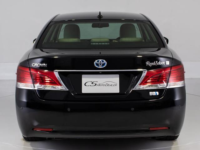 クラウンハイブリッド ロイヤルサルーンG (禁煙車)(ワンオーナー)(フラクセン本革シート)(衝突軽減ブレーキ)(踏み間違い防止機能)レーダークルーズ プリクラッシュ クリアランスソナー イージークローザー 後席VIP Bluetooth対応(14枚目)