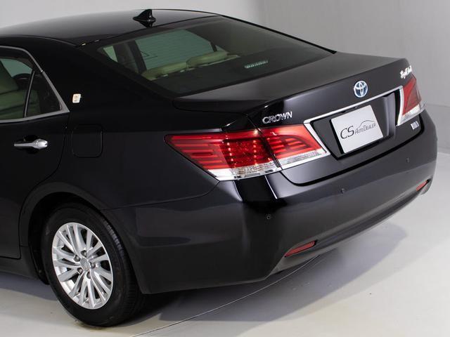 クラウンハイブリッド ロイヤルサルーンG (禁煙車)(ワンオーナー)(フラクセン本革シート)(衝突軽減ブレーキ)(踏み間違い防止機能)レーダークルーズ プリクラッシュ クリアランスソナー イージークローザー 後席VIP Bluetooth対応(22枚目)