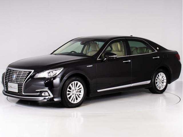 クラウンハイブリッド ロイヤルサルーンG 後期(禁煙車)(フラクセン本革シート)(トヨタセーフティセンス)(リヤコンフォートパッケージ)衝突軽減ブレーキ 車線逸脱抑制LDA レーダークルーズ BSM アダプティブハイビーム Bluetooth(16枚目)