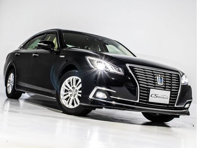 クラウンハイブリッド ロイヤルサルーンＧ　リアモニター　後期型（トヨタセーフティセンス）（衝突軽減ブレーキ）（車線逸脱抑制ＬＤＡ）レーダークルーズ　アダプティブハイビーム　シートメモリー　Ｂｌｕｅｔｏｏｔｈ対応　シート＆ステアリングヒーター（19枚目）