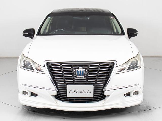 クラウンハイブリッド ロイヤルサルーン (リヤコンフォートパッケージ)(Bluetooth)(記録簿8枚)(エアロカスタム)(20インチAW)(黒シートカバー)(シートヒーター)(後席コントロールパネル)(オートクルーズ)(HDDナビ)(10枚目)