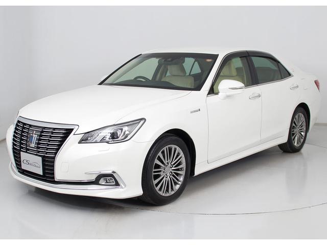 クラウンハイブリッド ロイヤルサルーンG (後期型)(禁煙車)(BSM)(後席VIP)(レーダークルーズ)(プリクラッシュ)(シートヒーター)(ステアリングヒーター)(イージークローザー)(SDマルチナビ)(レギュラーガソリン仕様)(14枚目)