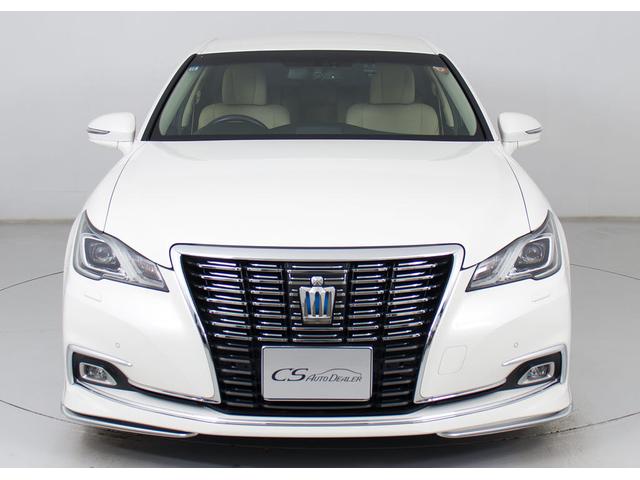 クラウンハイブリッド ロイヤルサルーンG (禁煙車)(後期型)(モデリスタフルエアロ)(本革)(後席VIP)(シートヒーター)(エアシート)(ステアリングヒーター)(レーダークルーズ)(衝突軽減)(クリアランスソナー)(BSM)(SDナビ)(12枚目)