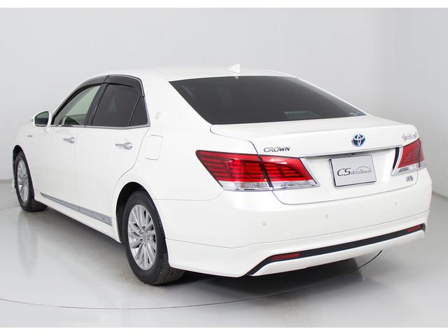クラウンハイブリッド ロイヤルサルーンG (禁煙車)(後期型)(モデリスタフルエアロ)(本革)(後席VIP)(シートヒーター)(エアシート)(ステアリングヒーター)(レーダークルーズ)(衝突軽減)(クリアランスソナー)(BSM)(SDナビ)(15枚目)