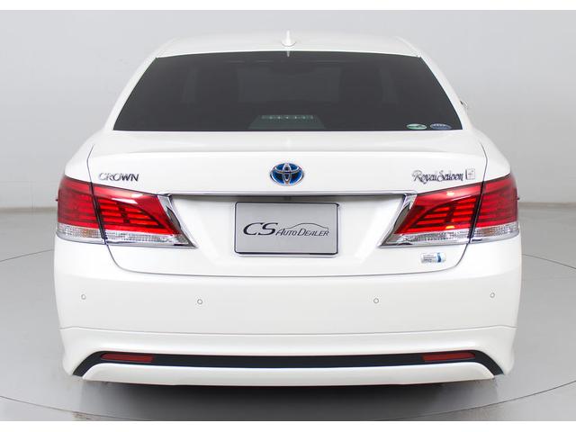 クラウンハイブリッド ロイヤルサルーンG (禁煙車)(後期型)(モデリスタフルエアロ)(本革)(後席VIP)(シートヒーター)(エアシート)(ステアリングヒーター)(レーダークルーズ)(衝突軽減)(クリアランスソナー)(BSM)(SDナビ)(16枚目)