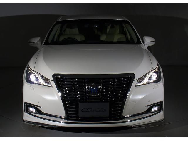 クラウンハイブリッド ロイヤルサルーンG (禁煙車)(後期型)(モデリスタフルエアロ)(本革)(後席VIP)(シートヒーター)(エアシート)(ステアリングヒーター)(レーダークルーズ)(衝突軽減)(クリアランスソナー)(BSM)(SDナビ)(20枚目)