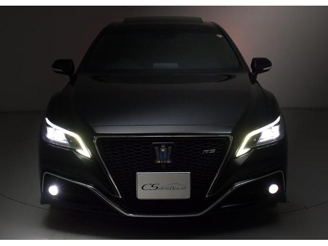 クラウンハイブリッド ＲＳアドバンス　（サンルーフ）（ワンオーナー）（パノラミックビュー）（黒本革）（シートヒーター）（エアシート）（セーフティセンス）（レーダークルーズ）（プリクラッシュ）（ＢＳＭ）（障害物センサー）（ＳＤマルチナビ）（18枚目）