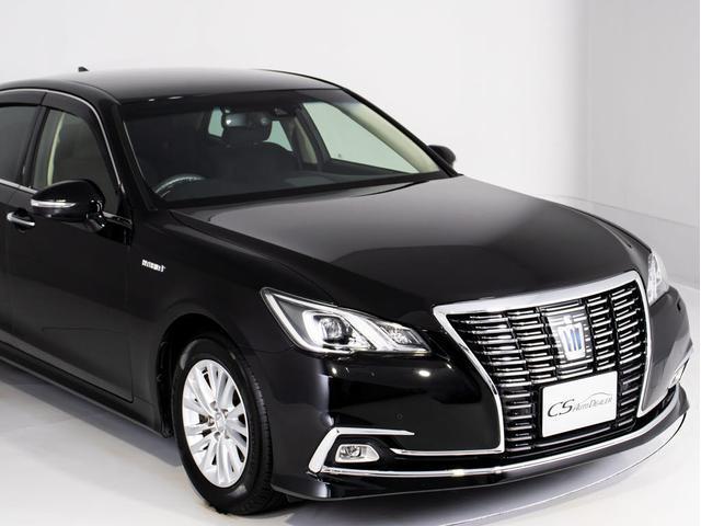 クラウンハイブリッド ロイヤルサルーンG 後期型(禁煙車)(トヨタセーフティセンス)衝突軽減ブレーキ 車線逸脱抑制LDA 踏み間違い防止機能 アダプティブハイビーム BSM シートメモリー イージークローザー 後席VIP Bluetooth(5枚目)