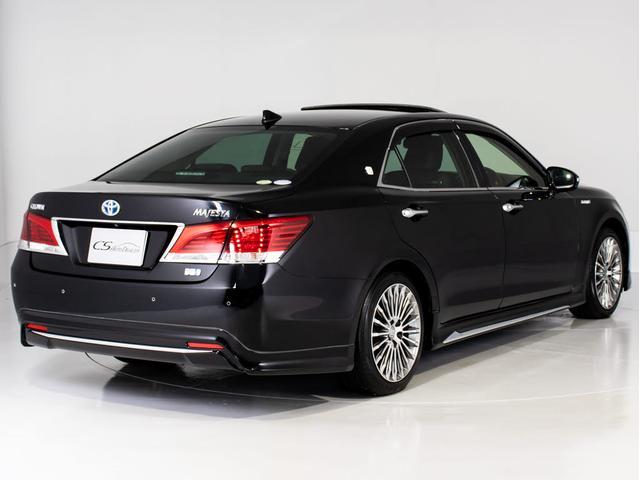 クラウンマジェスタ Ｆバージョン　（禁煙車）（サンルーフ）（黒本革シート）（モデリスタ）（オプション１８インチアルミ）トヨタセーフティセンス　衝突軽減ブレーキ　踏み間違い防止機能　車線逸脱抑制ＬＤＡ　アダプティブハイビーム　ＳＤマルチ（21枚目）