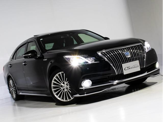 クラウンマジェスタ Ｆバージョン　（禁煙車）（サンルーフ）（黒本革シート）（モデリスタ）（オプション１８インチアルミ）トヨタセーフティセンス　衝突軽減ブレーキ　踏み間違い防止機能　車線逸脱抑制ＬＤＡ　アダプティブハイビーム　ＳＤマルチ（22枚目）