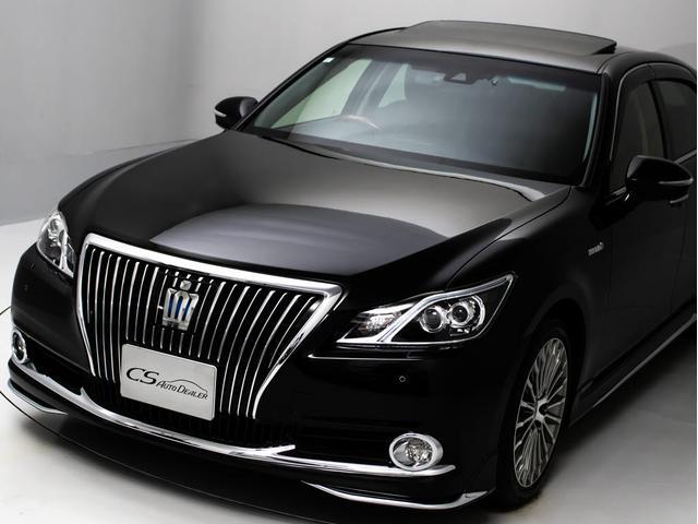 クラウンマジェスタ Ｆバージョン　（禁煙車）（サンルーフ）（黒本革シート）（モデリスタ）（オプション１８インチアルミ）トヨタセーフティセンス　衝突軽減ブレーキ　踏み間違い防止機能　車線逸脱抑制ＬＤＡ　アダプティブハイビーム　ＳＤマルチ（28枚目）